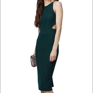 2/$15 TOPSHOP | cutout rib knit midi dress